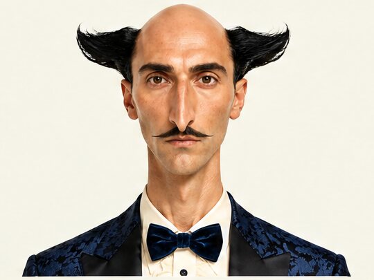 The butler, deadpan