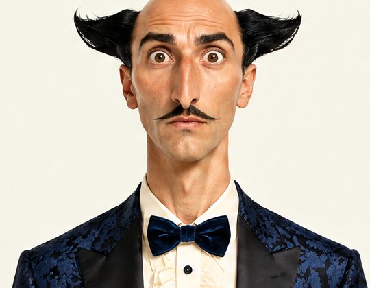 The butler, alarmed